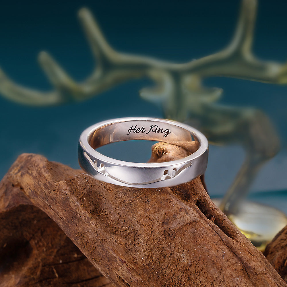 Stainless Steel Wedding Rings | Engraved Love Couple Ring | Men Rings  Engraved Love - Rings - Aliexpress