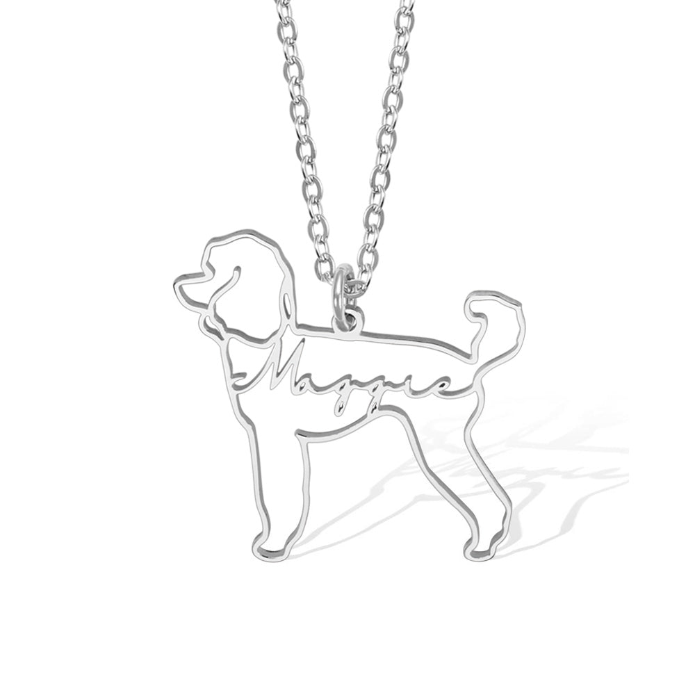 Dog Breed Name Necklace