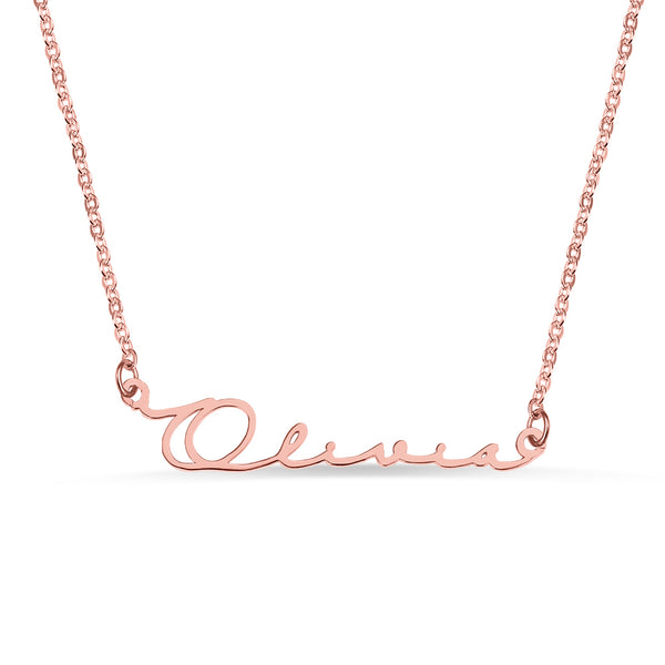 Dainty Name Necklace Stainless Steel