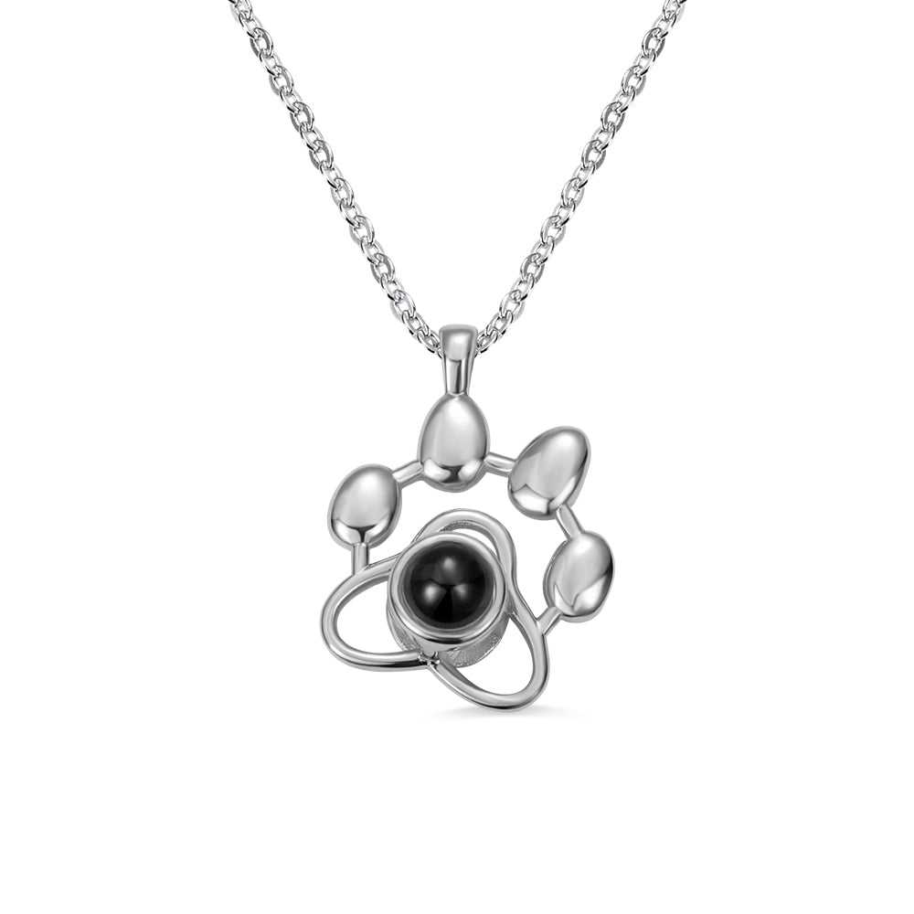 Pet Paw Photo Projection Necklace