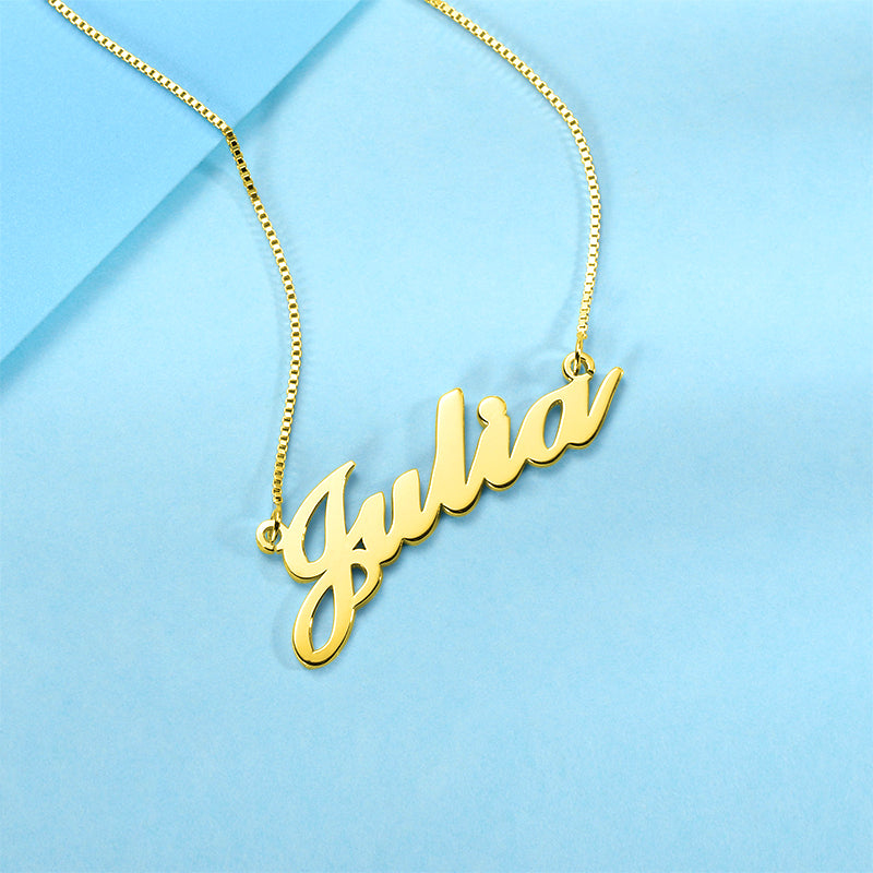 Classic Name Necklace in 925 Silver