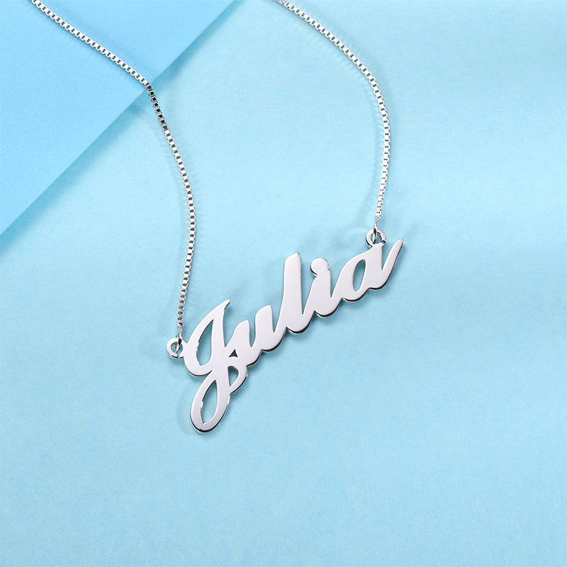 Classic Name Necklace in 925 Silver